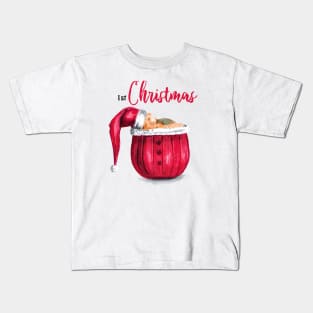 Baby's 1st Christmas Kids T-Shirt